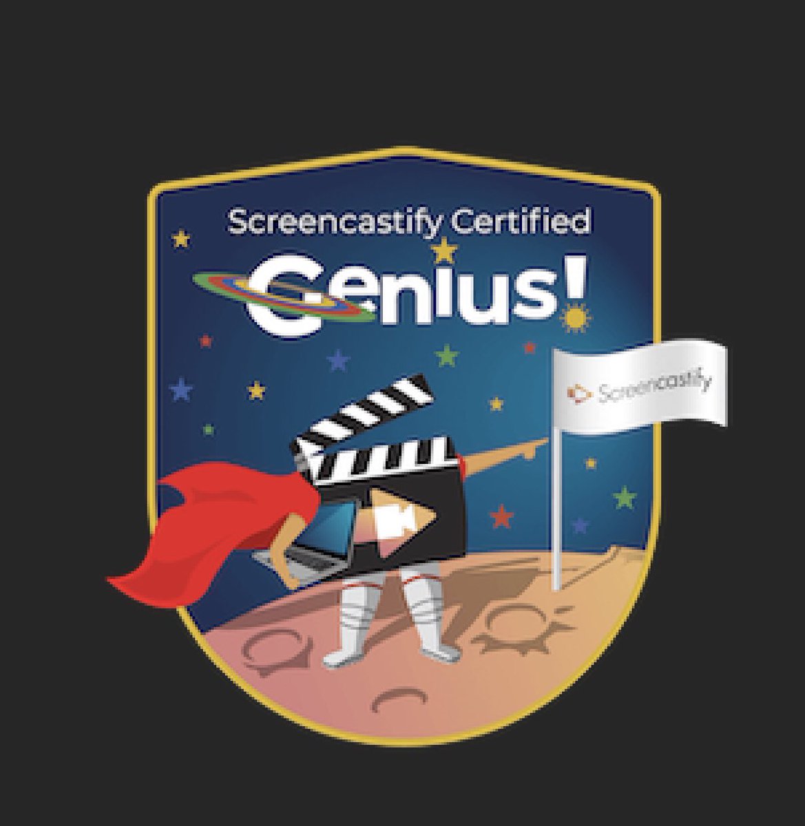 #ScreencastifyGenius certified. Thanks @alicekeeler for all the many ways to combine @Screencastify and @GoogleForEdu.