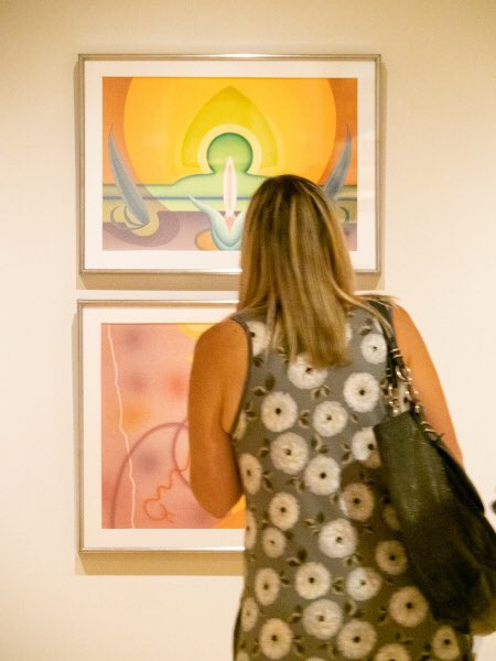 Happy Solstice! 🌞 Today is first day of summer and astrologically, the sun enters the sign of Cancer ♋️, making this an opportune time to see “Zodiac Suite”  by Raymond Jonson, never before exhibited in an art museum. See them at #PhxArt until 7/7/19! bit.ly/TranscendentPh…