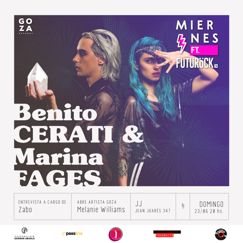 ⚡️MIERNES ft <a href="/futurockOk/">Futurock.fm</a> ⚡️

Faltan solo 3 días para que llenemos el Circuito Cultural JJ con <a href="/zabodice/">ZABO</a>, <a href="/mwilliamsok/">Melanie Williams</a> ft <a href="/GozaRecords/">GozaRecords</a> y el set de@Vanity_Sexx y <a href="/fages/">life</a> 🤩 

🎫ENTRADAS DISPONIBLES EN🎫

bit.ly/2XiOgeu

Si sos comunidad <a href="/futurockOk/">Futurock.fm</a> tenés 2x1