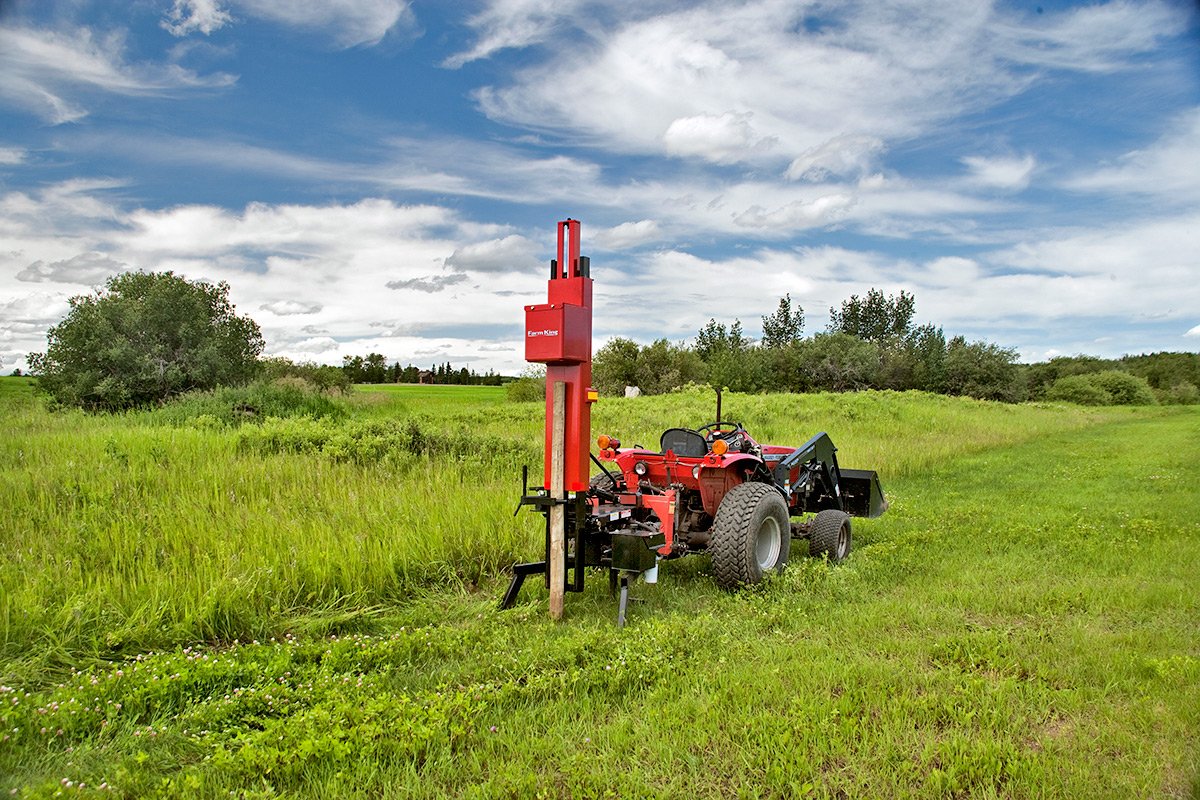 Every Farm King post driver is built to be fast, powerful and durable. The post drivers are designed to work with your tractor or skid-steer for effortless post driving. #FarmKing #agriculture 

Learn More: bit.ly/2V3His4