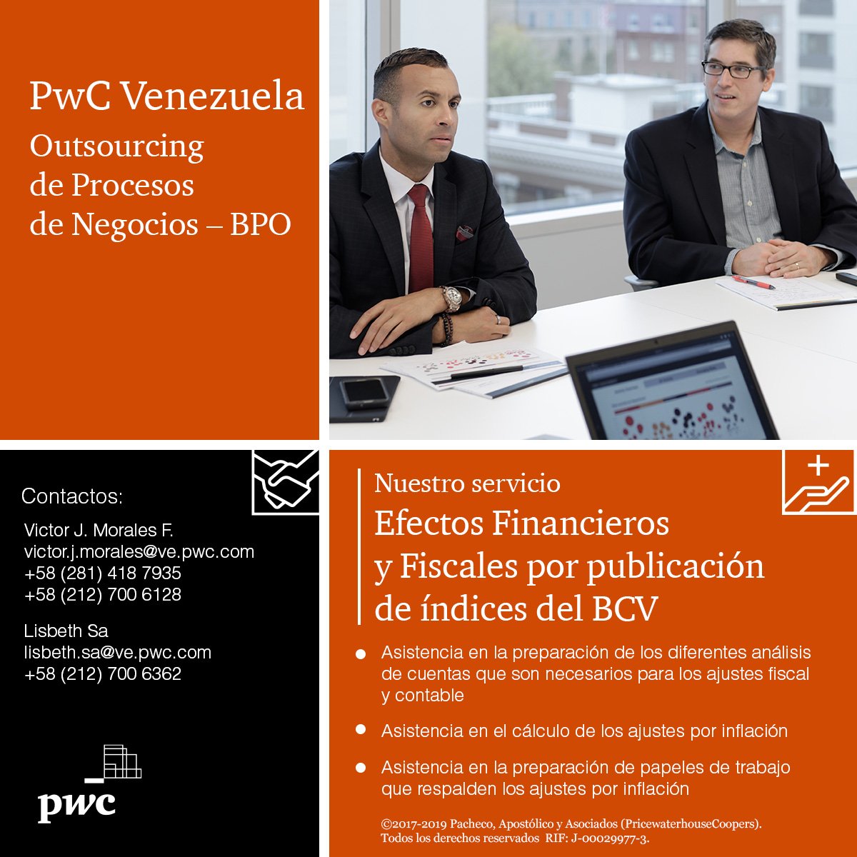 PwC_Venezuela's tweet photo. A propósito de la publicación por el #BCV de los INPC, podemos asistir a la gerencia en el recálculo del ajuste por #inflación para determinar los efectos que ocasiona la aplicación de dichos índices, comparados con los utilizados anteriormente.

https://t.co/Nsoij4zqfQ https://t.co/OFJbczUdgY