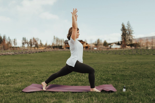 BCECONOMUSEE's tweet photo. Enjoy a soothing and relaxing yoga session at #OkanaganLavenderAndHerbFarm, while the sun sets over Okanagan Lake! Next session on June 26th, at 6pm. Register now! https://t.co/sdNjbESkGp #yogaclass #okanaganbc https://t.co/VhCAWh4vbb
