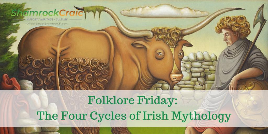 Irish mythology is traditionally divided into four so-called cycles, delineating a different era of Irish history. How many can you name? 

#FolkloreFriday #Cuchulainn #FionnMacCumhaill

shamrockgift.com/blog/four-cycl…