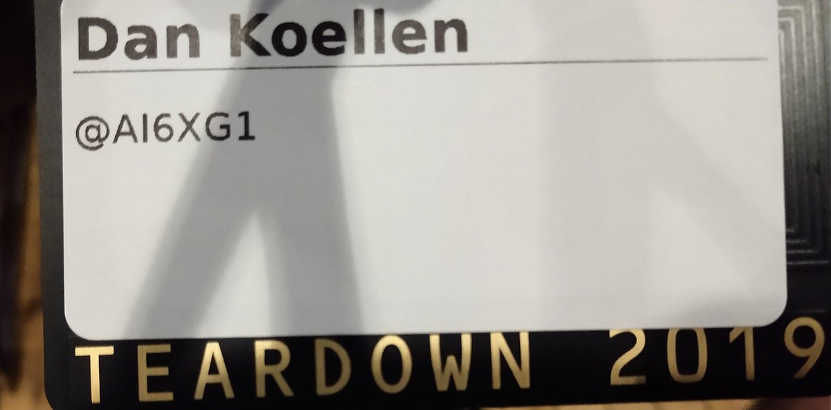 AI6XG1's tweet image. In Portland at #teardown #makethinkcode