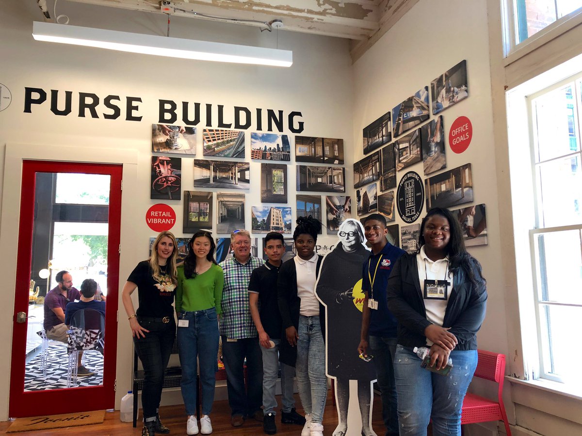TanyaARagan's tweet image. @CityOfDallas Interns stopped by @PurseBdgDallas to learn about Private Public Partnerships, Development and Relationship Building. Promising group of young talent. 🌟 @WildcatMgmt 
#PurseBuilding #WildcatMgmt #Education