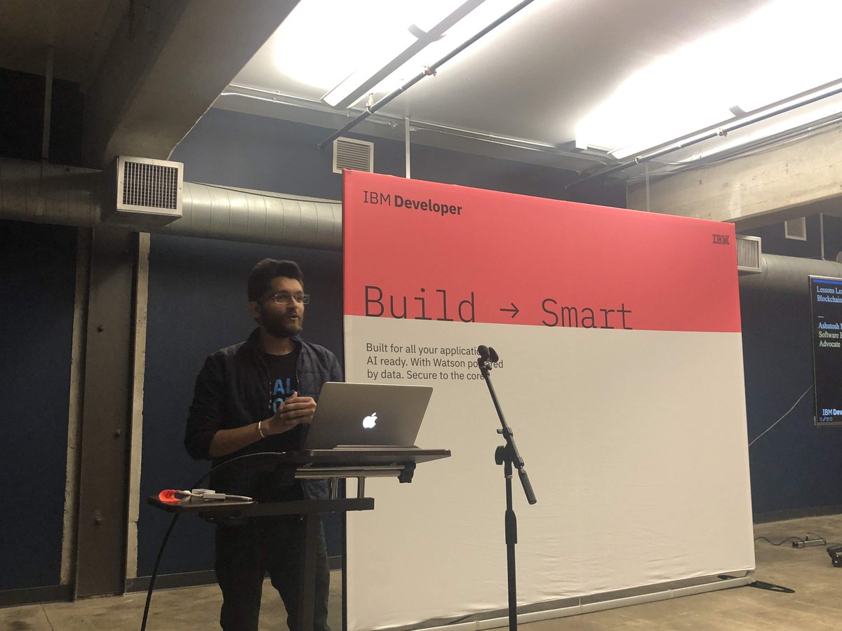 maxkatz's tweet photo. Ash Agarwal (https://t.co/IMtbjz7hU1) "Lessons Learned from Relevant Blockchain Industry Use cases" #blockchaindevsummit @IBMDeveloper https://t.co/HFoohFvohG