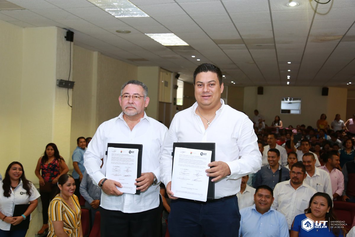 UTSelva2's tweet photo. Firma de Convenio entre La UTSelva y el H. Ayuntamiento de Ocosingo, con la firme intención de interactuar de manera permanente sobre distintos rubros de interés compartido.
¡Enhorabuena por todos los participantes! https://t.co/JSV3SHdnBm