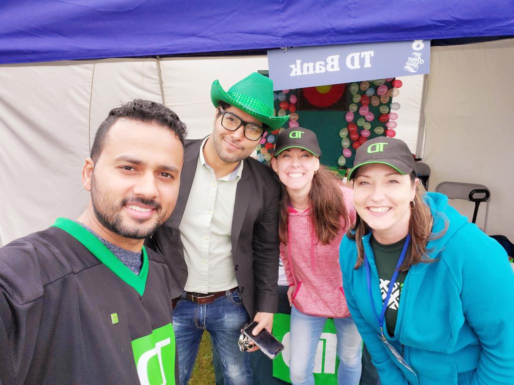 Time for some fun at Beaumont Blues &amp; Roots Festival 😀
<a href="/AnnechristineG/">Anne-Christine Gagné</a> <a href="/KulwinderSMalhi/">kulwinder Malhi</a> <a href="/lanamartho/">Lana Thompson</a> @HeatherWagnerTD <a href="/delanh2/">heather delaney</a> @AndrewP_TD <a href="/robghazal/">Robert Ghazal</a> <a href="/brooks0559/">ShonaBrooks</a> <a href="/carriethebanker/">carrielentz</a> @AbbasPanju_TD <a href="/GlombickLuke/">Luke Glombick</a> <a href="/NaviNagra1/">Navi Nagra</a>