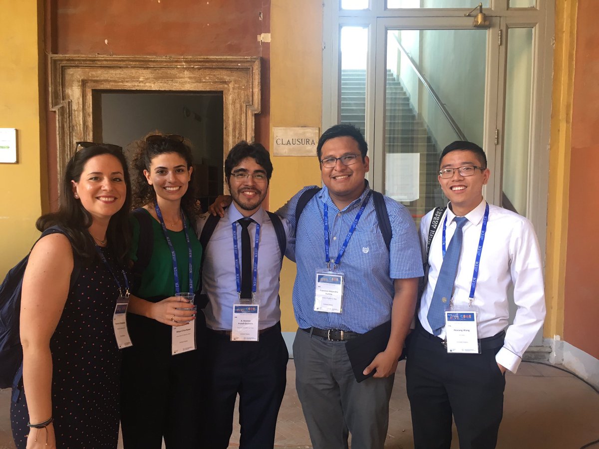 PanchoHumire's tweet photo. Such an amazing week in the @7icege_roma ... so happy for presenting for first time in an international conference, sharing with old friends and enjoying with the coolest research group in the world! @KaterinaZiot @KortbawiMaya @RPretellD @SumeetSinhaaaa https://t.co/WcbEKeNHVy
