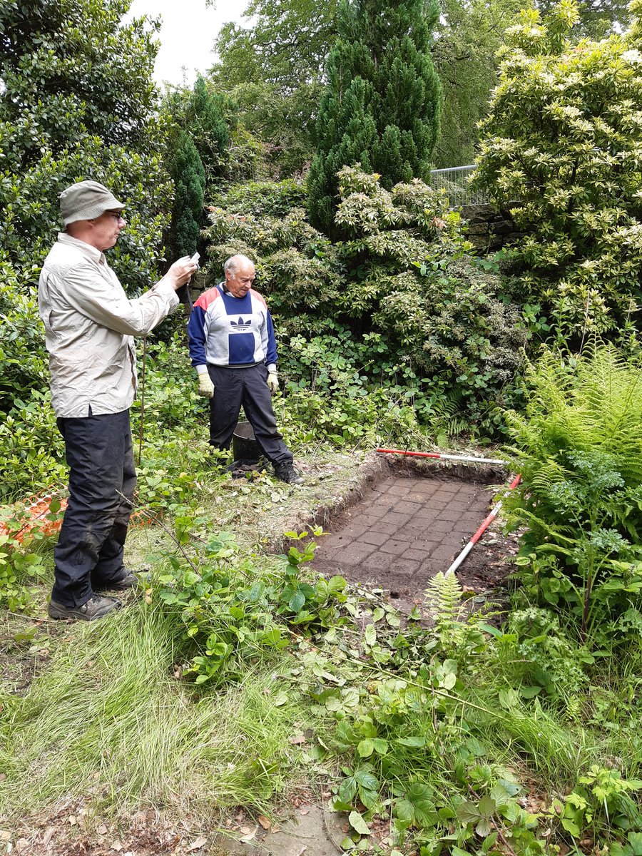 Day 5 <a href="/HoghtonTower/">Hoghton Tower</a> Steve and Tony found a lovely cobbled floor, whilst trying not to upset the estate's feral cat &amp; kittens!