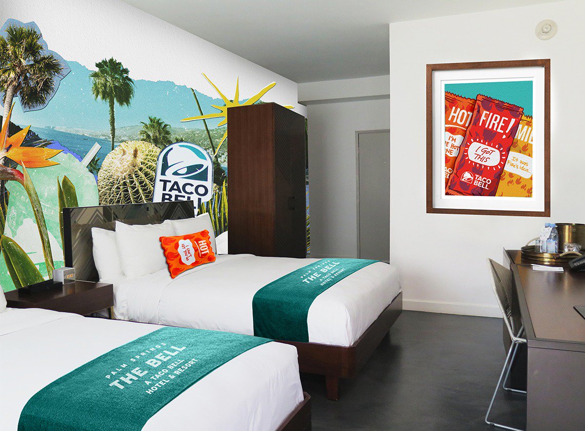 Taco Bell now has its very own hotel in #PalmSprings ow.ly/v8aS30oZ1tp