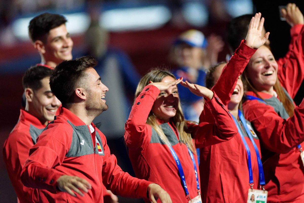Ceremonia de inauguración #Minsk2019! #TeamESP 🇪🇸 #ESPasión