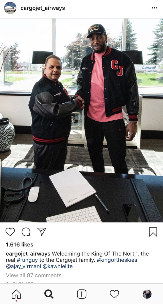 kawhi leonard cargojet