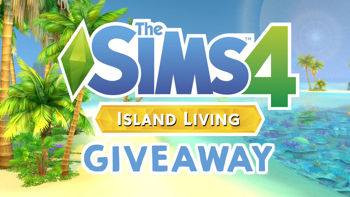 ☀️🌴 ISLAND LIVING GIVEAWAY 🌴☀️

Giving away ONE code for The Sims 4 Island Living! Only for PC/Mac. Code provided by <a href="/SimGuruFrost/">SimGuruFrost</a> ☀️ must have Sims 4 base game for it to work!

To enter
1. Follow me
2. Like &amp; Retweet this post 🌴

Winner will be randomly picked 25th of June 💚