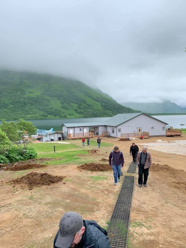 brownbearcenter's tweet photo. Things are coming along well with our new gathering room. https://t.co/ifTcvtDVxp