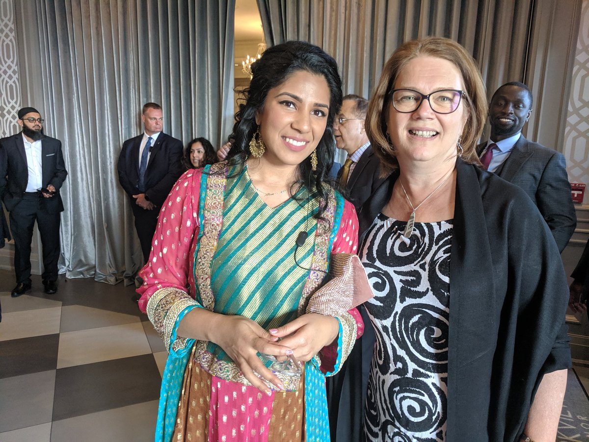 canadianmv's tweet image. Spotted! @janephilpott and Councillor @BradMBradford at #TCMVdinner