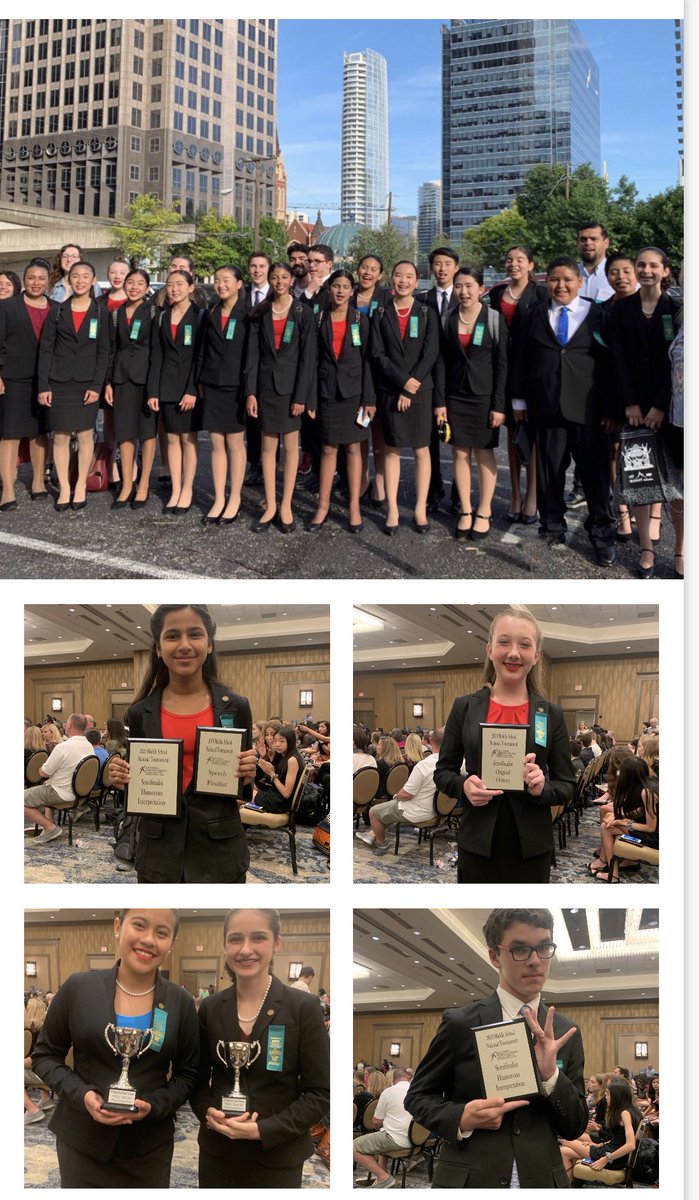 emyflores5's tweet photo. Congratulations FSD National Speech &amp; Debate team. They represented our SD w/ poise &amp; grace, showing talent &amp;grit along the way. Results r AMAZING &amp; would b 4 any SD, especially 4a 1st yr competitor. Of 19 students, 12 made it 2 quarter finals
 8 to semi finals
#2 to finals🎉🌟 https://t.co/l9PsS1y2Js