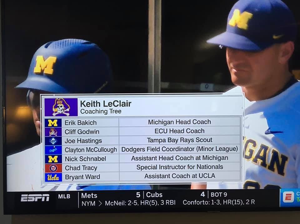 michelewmazey's tweet photo. “We will get to Omaha!”#BeautifulLegacy #GoBlue @ErikBakich @nischnab @audreyleclair23
#KeithLeClair #23 https://t.co/GFIkyln3LW