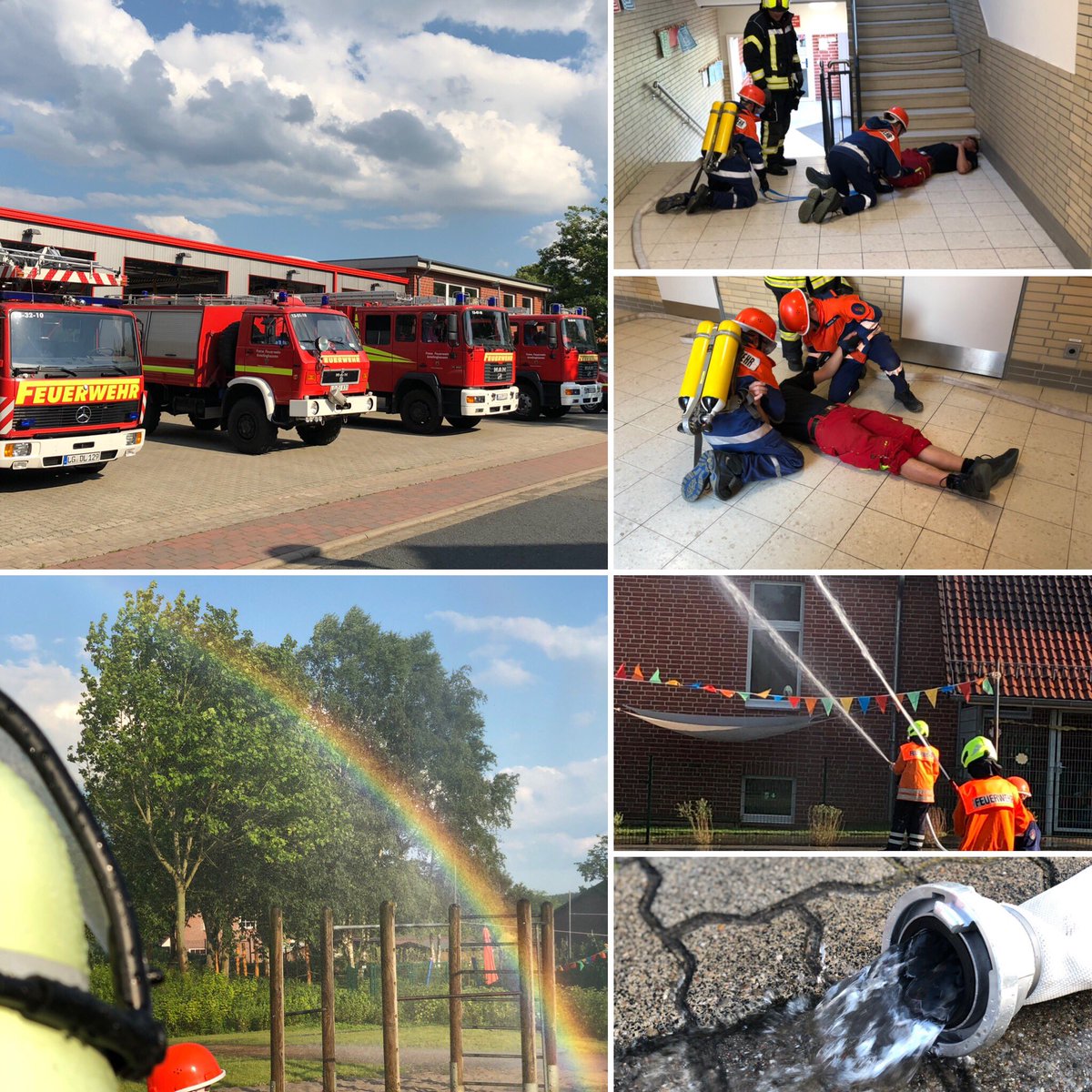 “Grundschule brennt - 7 Personen vermisst” - Heutiger Auftrag der großen Übung von #FreiwilligerFeuerwehr #Jugendfeuerwehr und #DLRG #Amelinghausen - Löschen Retten Bergen Schützen - Große Leistung, Danke Euch #Feuerwehr #Ehrenamt #Einsatz #Engagement <a href="/lzgezwitscher/">LZ Lüneburg</a>