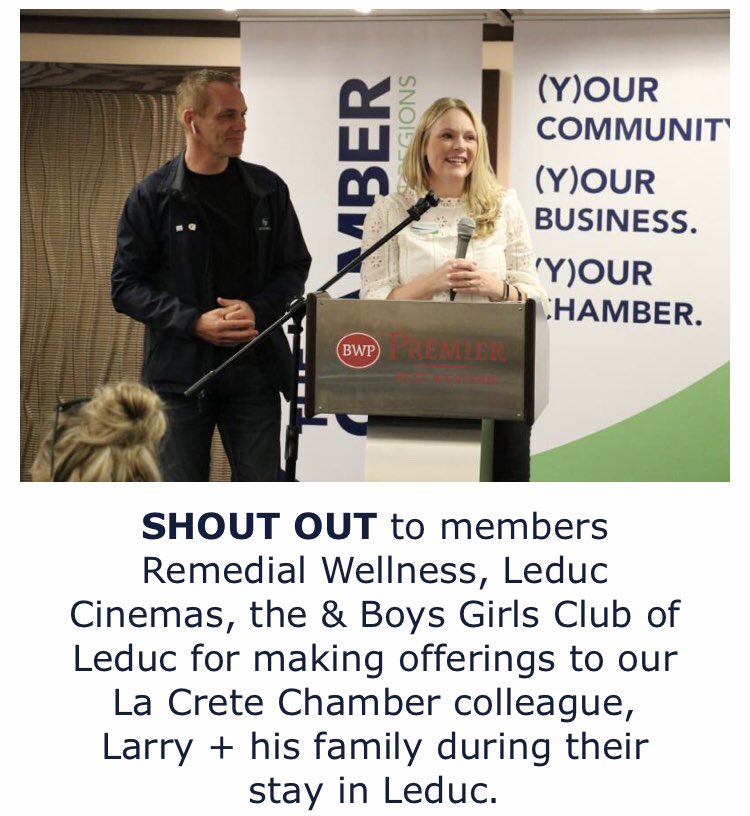 Helping kids and their families! Thanks for the connection @the_chamber_ !
