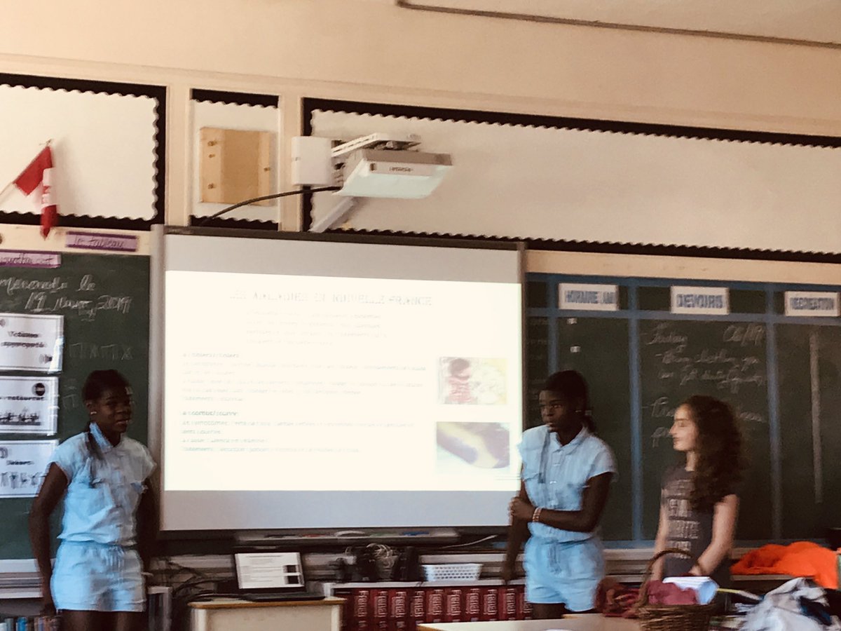 kristy_kddthwt's tweet photo. Ending the year with #UDL. One group investigated food in New France (hence the tarte à sucre), while another group focused on hospitals and common diseases in New France #investigation #culminatingtask #NewFrance https://t.co/a9K0elJh7B