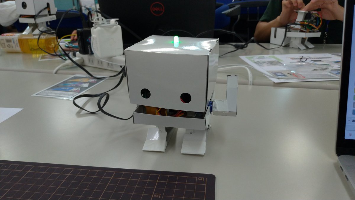 HiraokaDaisuke's tweet image. |o_o| &amp;lt; TJBotzeroできあがったぞー #bmxug #TJBotzero #TJBot