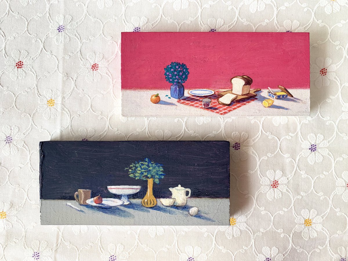 「かまぼこ板の食卓 」|Jinkichiのイラスト