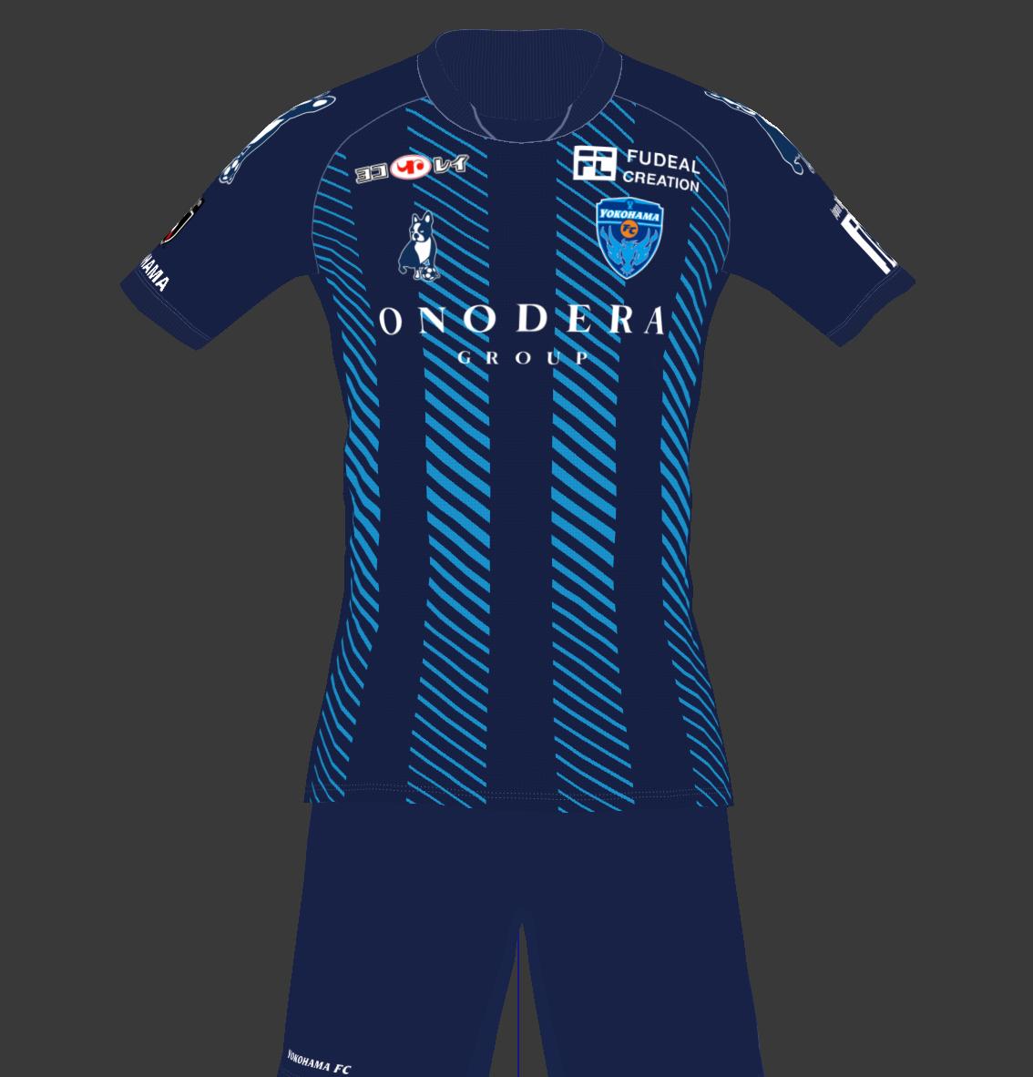 横浜FC 2022レプリカユニフォーム新品未使用 安永玲央　2XL