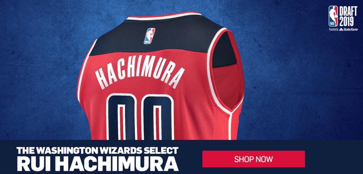 hachimura jersey wizards