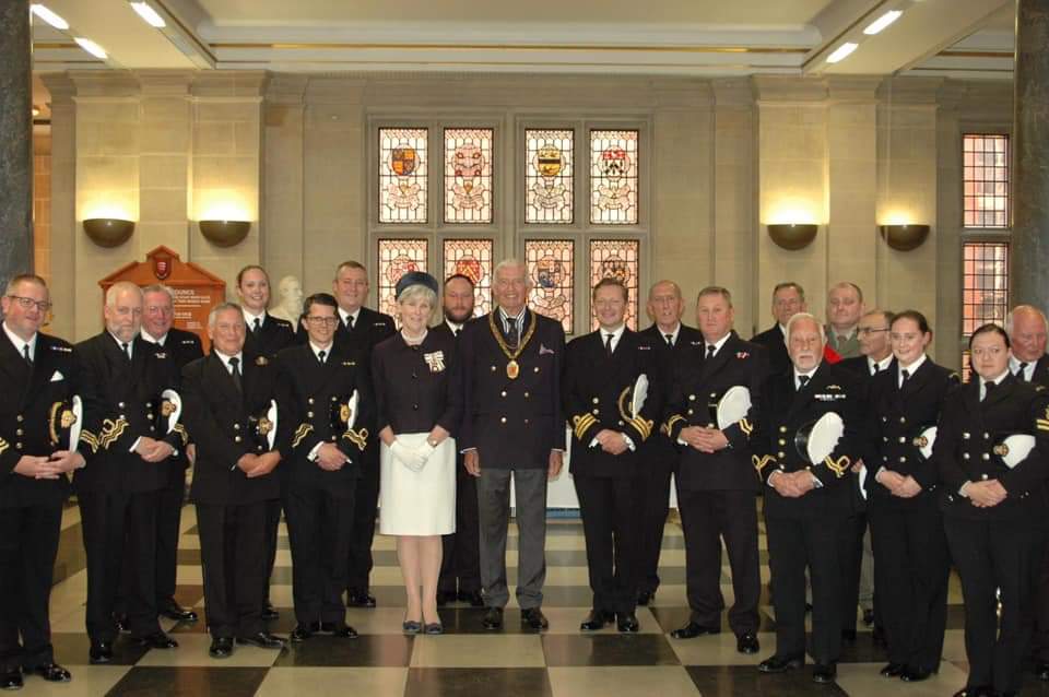 WO2Somogyi's tweet image. This week I was @LEDSeaCadets presentation evening of the Officers being awarded there Cadet Commissioning Scrolls. Held at Essex County Hall.
