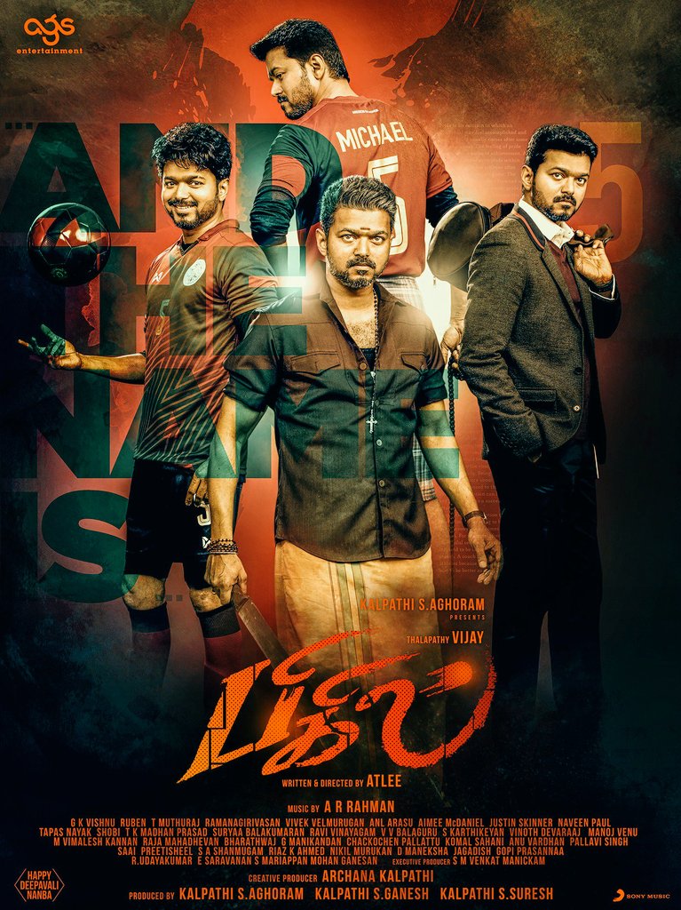 MrARVINT_1's tweet photo. #Thuppakki Na Thotaa Irukanum!!
#Kaththi 🔪Na Sharp Ah Irukanum!!
#Bairavaa Na Bangam Ah Irukkanum!!
#Theri 🕶 Na Thenavatta Irukanum!!
#Mersal Na Mirattal Ah Irukkanum!!
#Sarkar Na Saravavedi Ah Irukanum!!

#Bigil Na Bejaaraa Irukanum🔥
Am I Correct !!! 
Sollunga @Lyricist_Vivek https://t.co/BkKr7vihWx