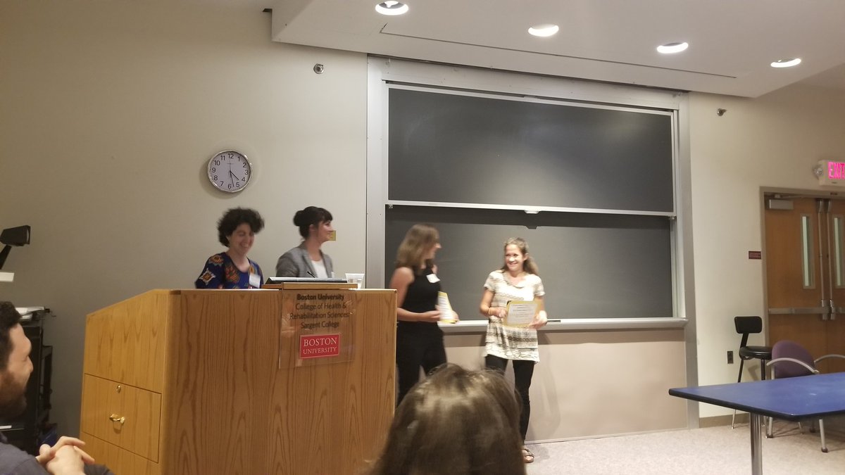SteppLab's tweet image. Congratulations to Laura Xavier, Sandra Hanekamp of @SimonyanLab &amp;amp; Hannah Rowe, Kalia Stipancic from Speech &amp;amp; Feeding disorders lab for winning the Best Poster Design Awards this year at #2019BSMCS @XavierLL1 @sandrahanekamp @kailastipancic @jgreen4