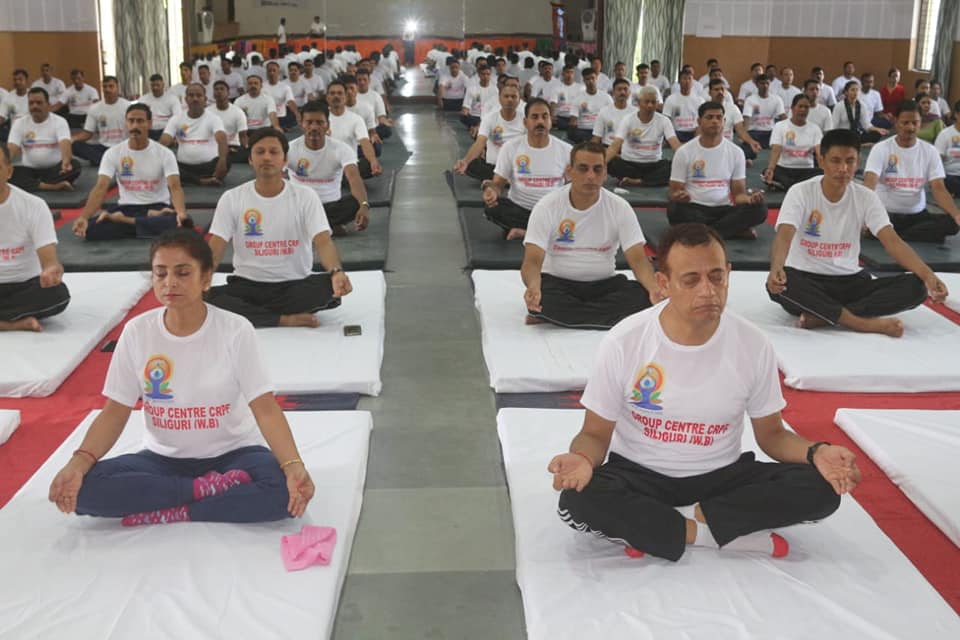 अंतराष्ट्रीय योग दिवस 2019, समूह केंद्र सिलीगुड़ी