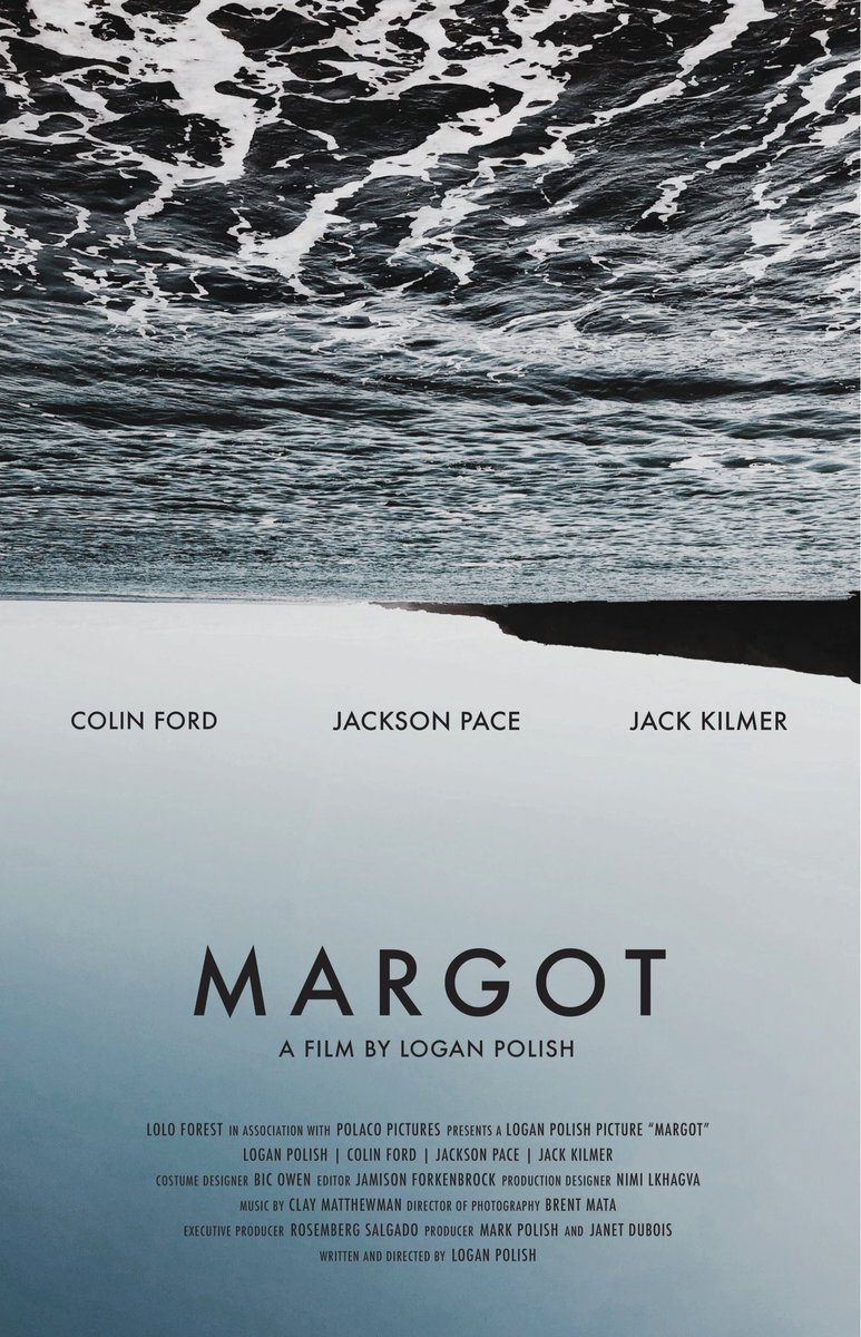 Congratulations #MARGOT on being selected for @LAshortsFest dir. @loganpolish starring @jacksonpace @colinfordactor #jackkilmer