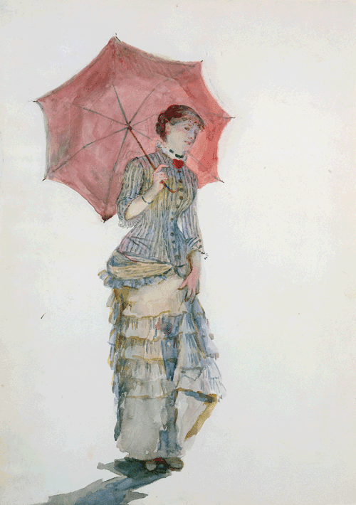 'Woman with an Umbrella' 1880 #MarieBracquemond

This is so exquisite and dainty.