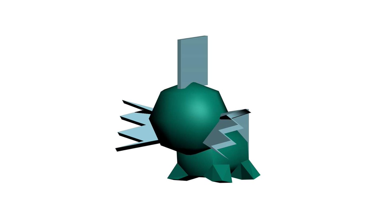ポケモン ポケモン5分モデリング 5minutepokemonrenders 我真 Katsuのイラスト