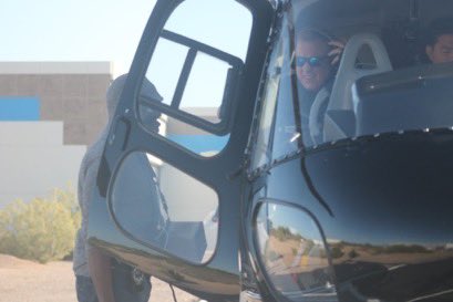 NWO_DarkPrince's tweet photo. New World Order Director Duane McCoy speaking with actor Allen Perada just before takeoff! https://t.co/gQsZuPUppB