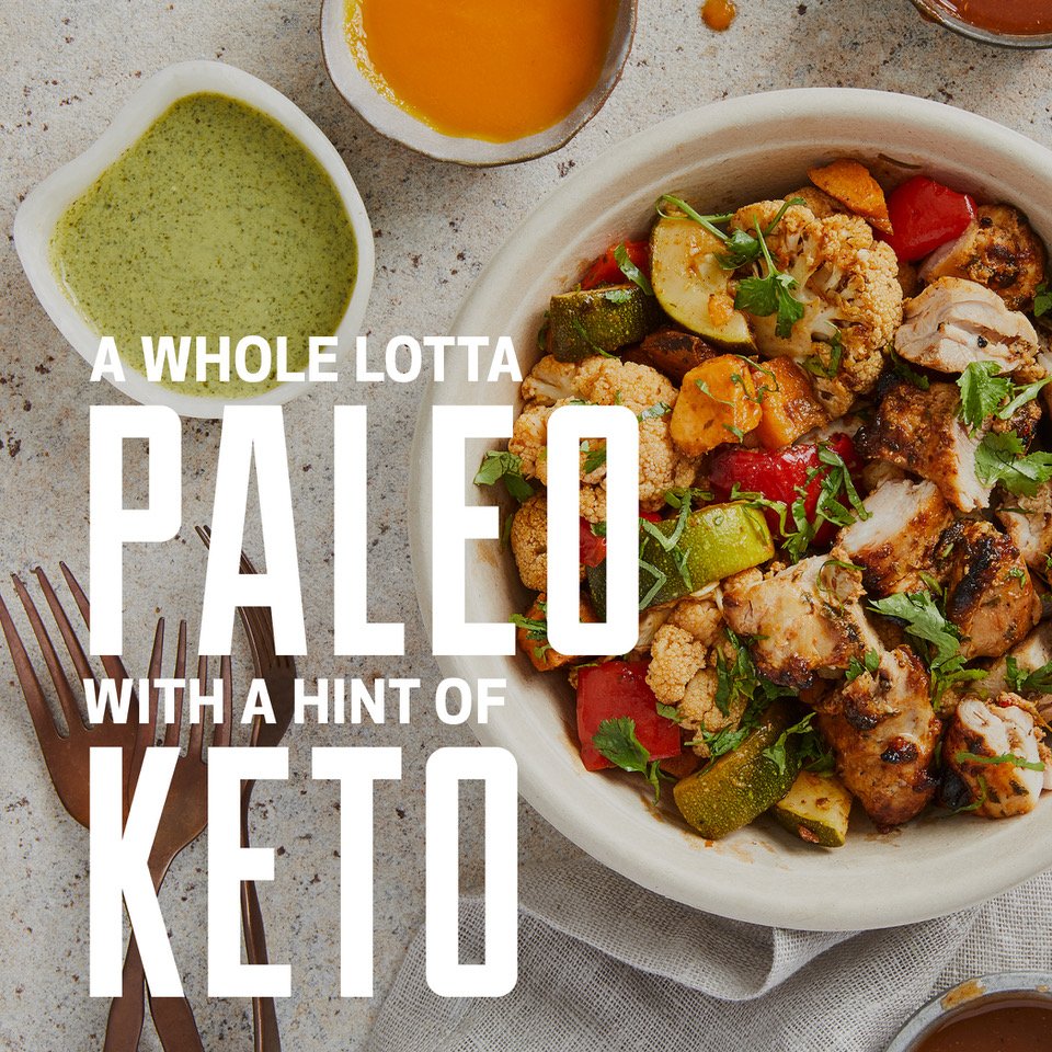 Choolaahyum's tweet image. Keeping an eye on carbs just got a whole lot tastier. Our new Pro Bowl is packed with flavor. Your choice of protein + double veggies. #KetoFriendly #PaleoFriendly #ChoolaahYum