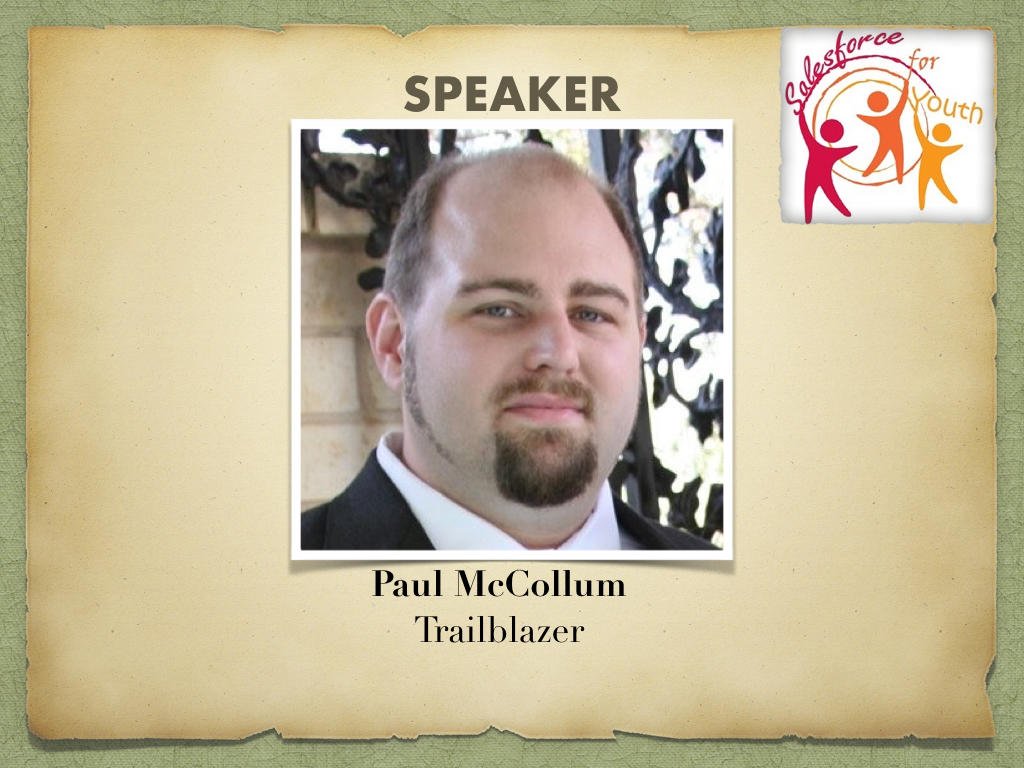 We have lined up a number of speakers from the business world. Paul Welcome Paul McCollum, UXMC <a href="/LightningUXpert/">Paul McCollum</a> Enterprise Architect at JCPenney