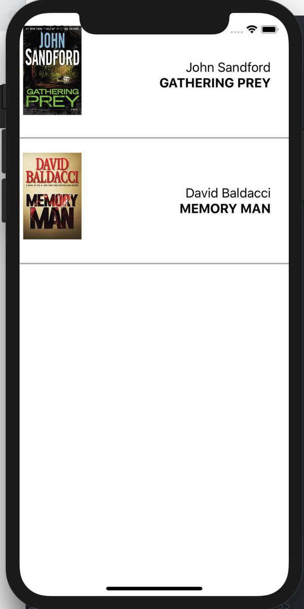 clc_80's tweet photo. #100DaysOfCode D10. Working on new sample app. This one will display a list of the best seller books. But for now I am working on the layout using made up stuff. I got stuck on displaying the image but I got it to work. #MomsCanCode #ReactNative #LearningReactNative #CodeNewbie https://t.co/aJorpU2ASM