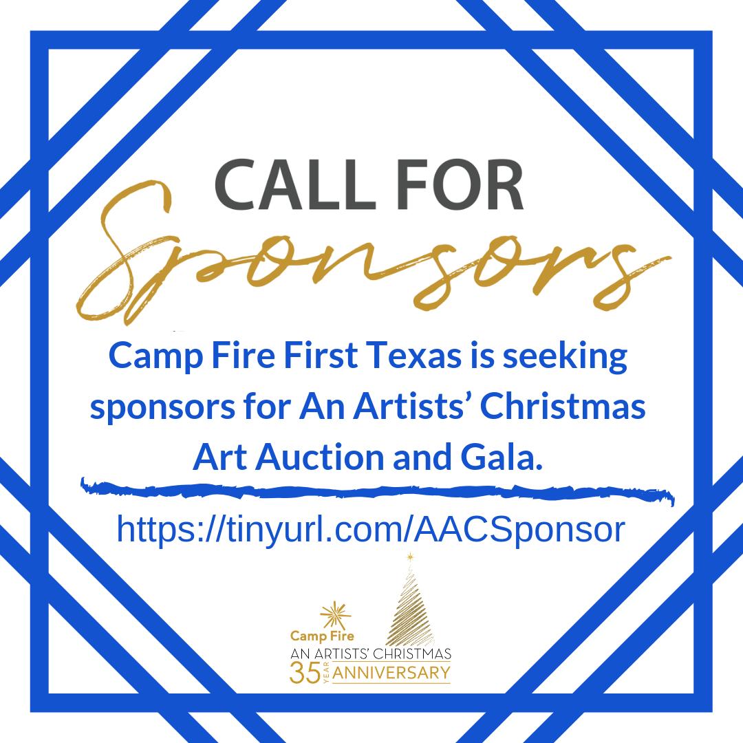 ldmares's tweet photo. Camp Fire Texas is seeking sponsors for An Artists' Christmas - an annual fundraiser that supports child development, youth leadership, and outdoor programs. Help celebrate AAC's jade anniversary! Learn more about underwriting opportunities at https://t.co/CIx7wB5Z7n https://t.co/O3qnXSlHJH