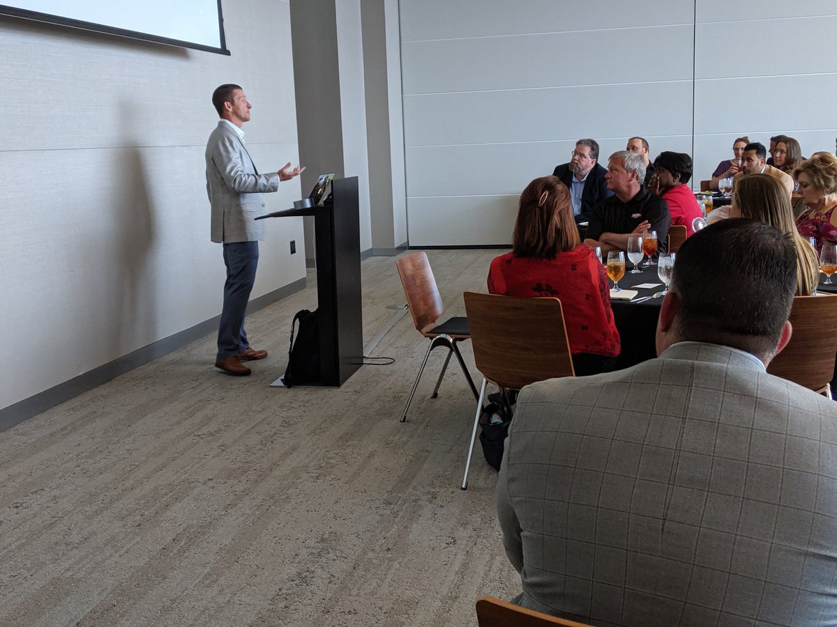 NTXASIS's tweet photo. We had a great luncheon this week w/ Clint Emerson @100deadlyskills in #FortWorth discussing #CrisisManagement - Thank you for your service and sharing your experience and knowledge with #NorthTexas #Security professionals! #MyASIS #NTXASIS https://t.co/RqTFNQsdAW