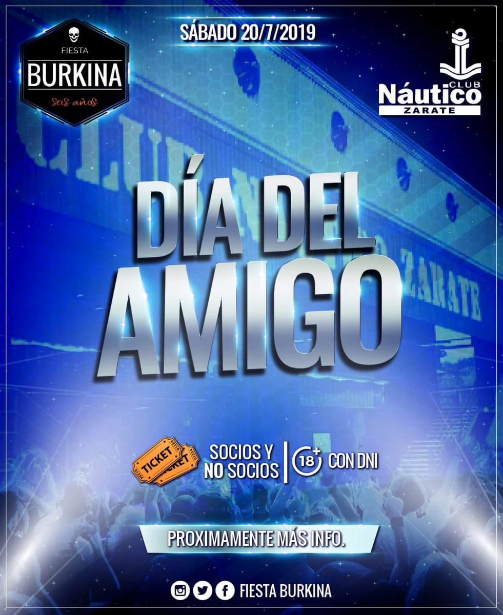 mandala_eventos's tweet photo. Se viene una 💣💣 el #DiaDelAmigo es @FiestaBurkina 💥🔥💥 https://t.co/OjIpRk3MVA