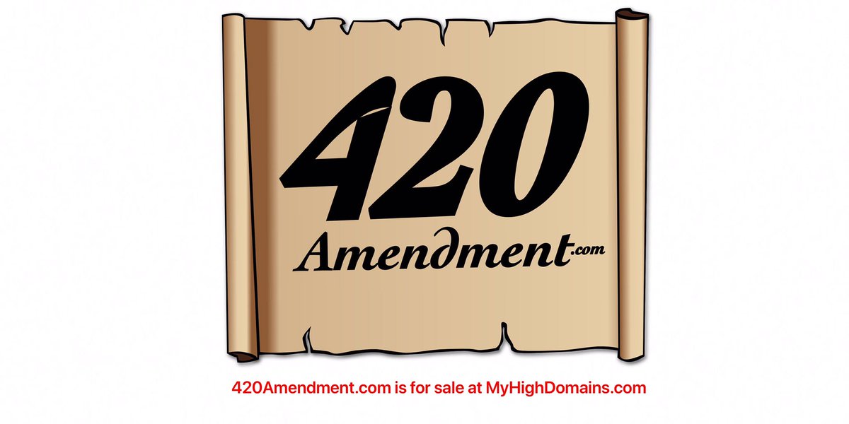 420Amendment.com is for sale @ImmoralishMe #420Life  #420community #420culture #LegalizeAmerica #LegalizeIt #legalize #marijuanareform #marijuanalegalization #cannabisadvocacy #CannabisCulture #cannabisindustry #marijuana #marijuanaculture #marijuanacommunity #StonerFam