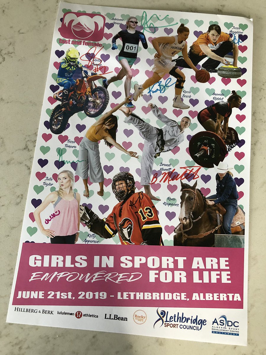 Thank you @FastandFemale for having me as an ambassador today. It was a blast spending time with the other amazing female athletes AND all the girls from #YQL who came out! Who run the world? GIRLS 💃🏼<a href="/LethbridgeSport/">Lethbridge Sport</a>