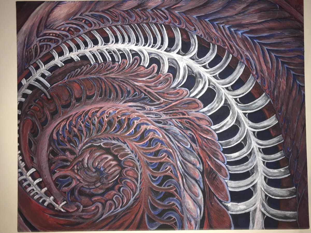 cryptic_cutie's tweet image. I love how this turned out!! I think it’s my favorite thing I’ve done so far. I put my heart into for sure. Think I might call it Scoliosis, as suggested by a friend. If ya dig it rts are appreciated ;) helps me get exposure