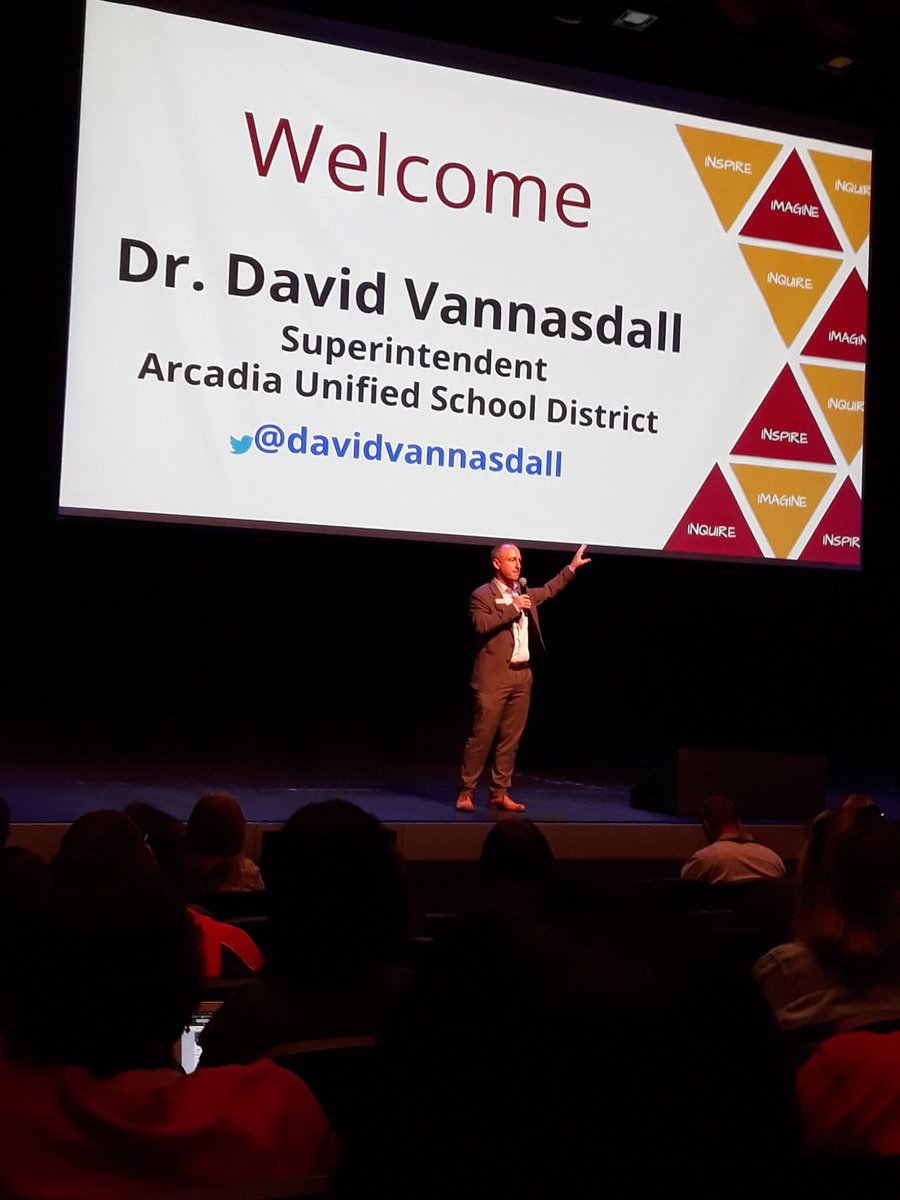 An awesome day of professional development at Arcadia Innovation Summit! Thank you @ArcadiaUnified and all your administrators, staff and student volunteers! #ArcadiaInnovation