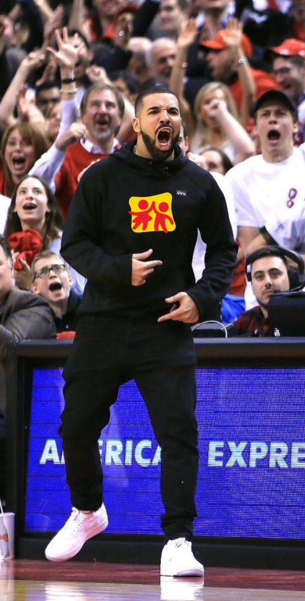begin_us's tweet photo. Sooo an inside source just sent me these.  Can’t believe I’ve never noticed 🤷‍♂️🤷‍♂️👀 ...spotted courtside and at the parade... @Drake

 #BWU #CurseReversed #FunGuy #BoardManGetsPaid #Omertà #BWUin6 https://t.co/qoWAe3T3lF