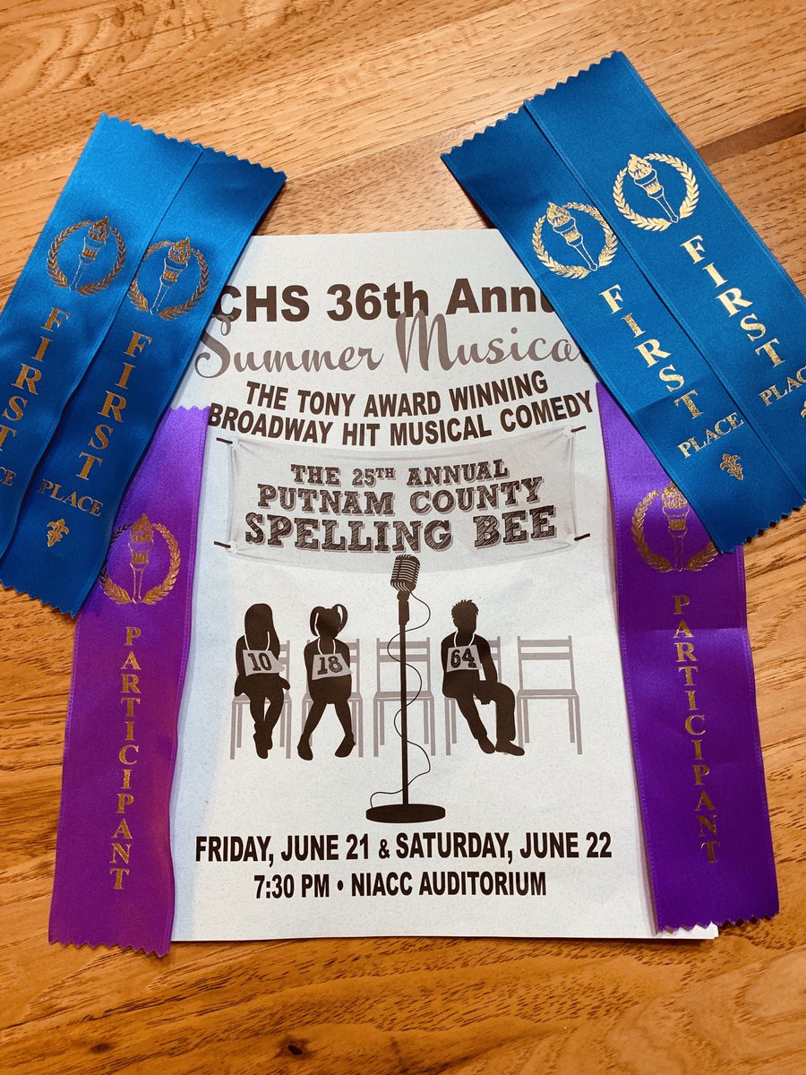 sarahnader24601's tweet photo. Bravo to the cast &amp; crew of the MCHS Summer Musical!
#youalldeserveatrophy https://t.co/hrxi7IjJ3w