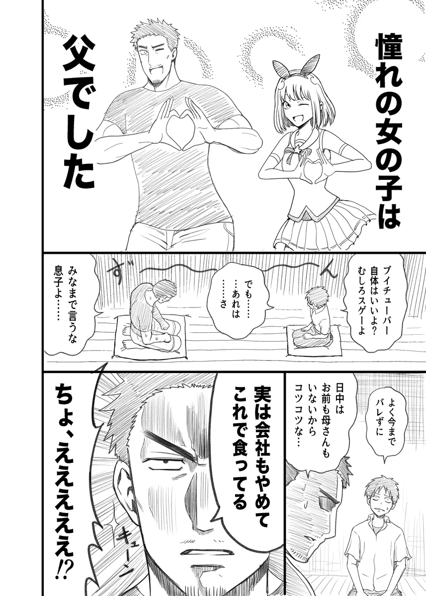 父親が美少女Vtuberだったけど？母親もVtuberだったwww